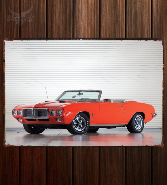 Металлическая табличка Pontiac Firebird 400 Ram Air III Convertible Металлическая табличка Pontiac Firebird 400 Ram Air III Convertible
